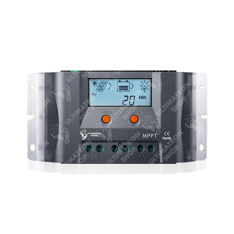 Régulateur de charge solaire MPPT 10 A 12 V jusqu'à 130 W