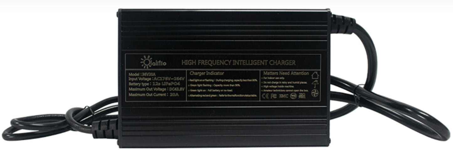 Chargeur lithium 36V 20A LiFePO4 Chargeur batterie solaire