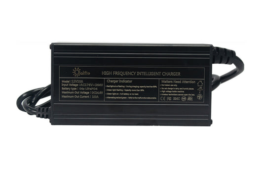 Chargeur Lithium 12V 20A LiFePO4 – Chargeur Solaire Camping-car 14,6V