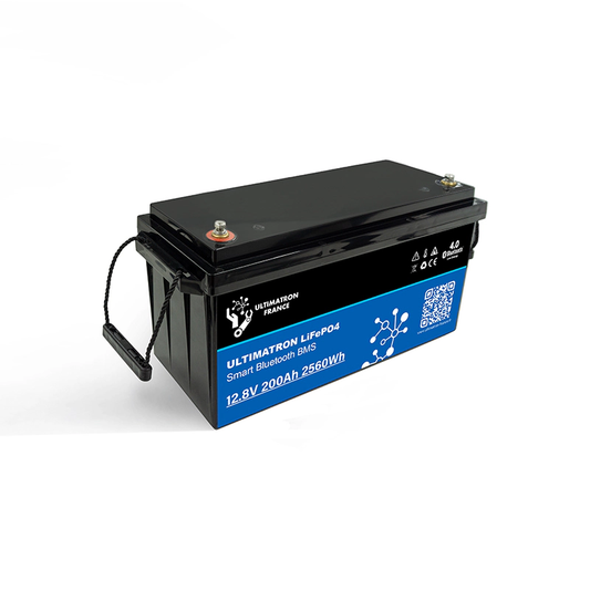 Batterie au lithium LiFePO4 PRO 12,8 V 200 Ah avec Bluetooth