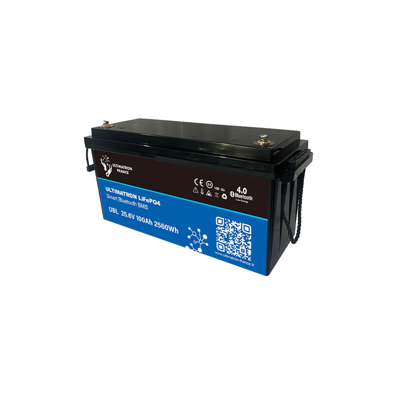 Batterie au lithium 25,6 V 100 Ah PRO 2560 Wh avec Bluetooth