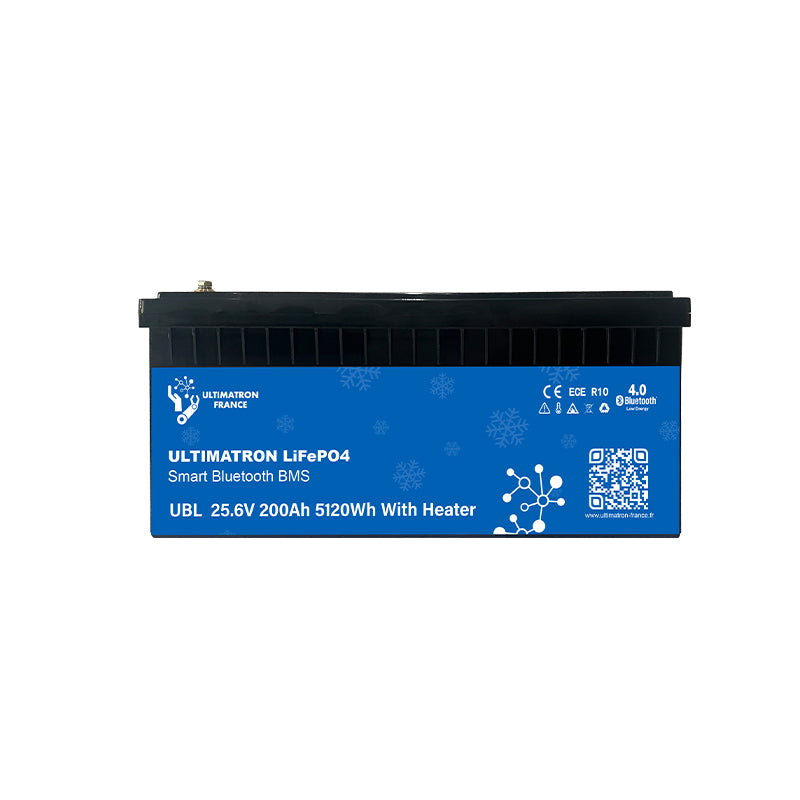 Batterie LiFePO4 Ultimatron 24 V 200 Ah avec chauffage