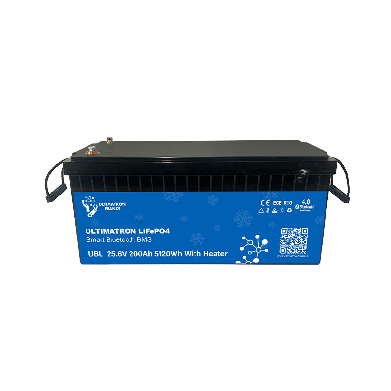 Batterie LiFePO4 Ultimatron 24 V 200 Ah avec chauffage