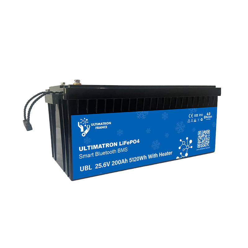 Batterie LiFePO4 Ultimatron 24 V 200 Ah avec chauffage