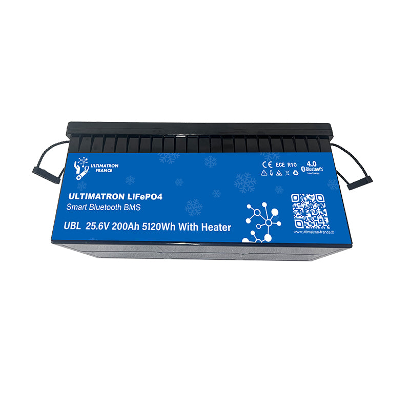 Batterie LiFePO4 Ultimatron 24 V 200 Ah avec chauffage