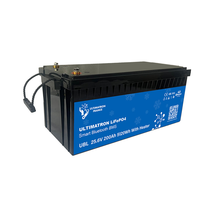 Batterie LiFePO4 Ultimatron 24 V 200 Ah avec chauffage