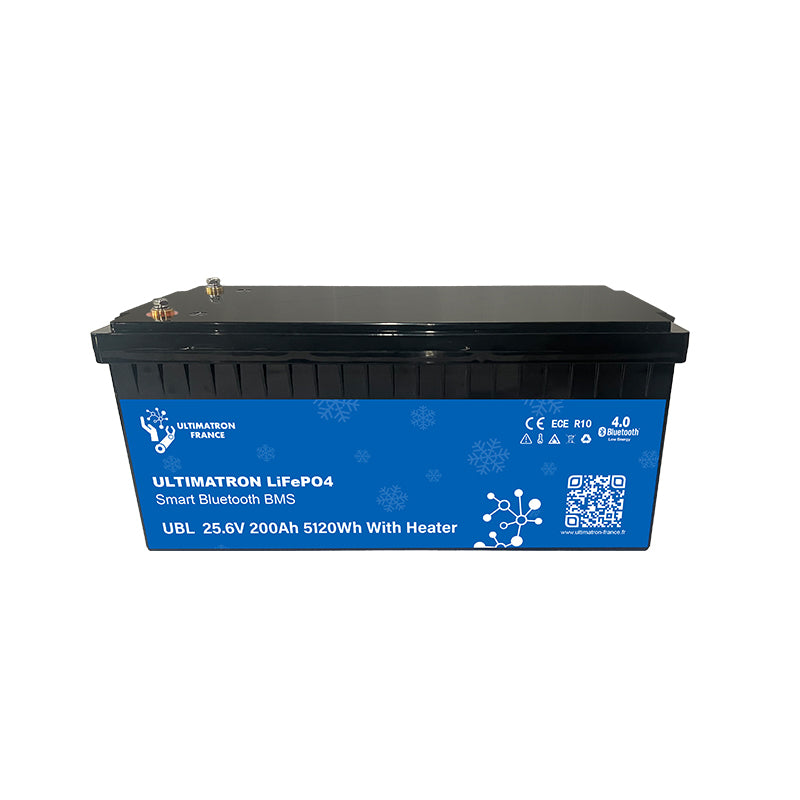 Batterie LiFePO4 Ultimatron 24 V 200 Ah avec chauffage