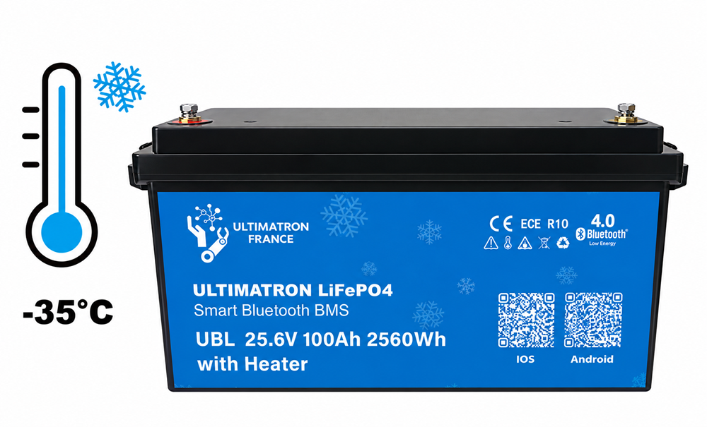 Batterie lithium 24 V 100 Ah LiFePO4 Ultimatron