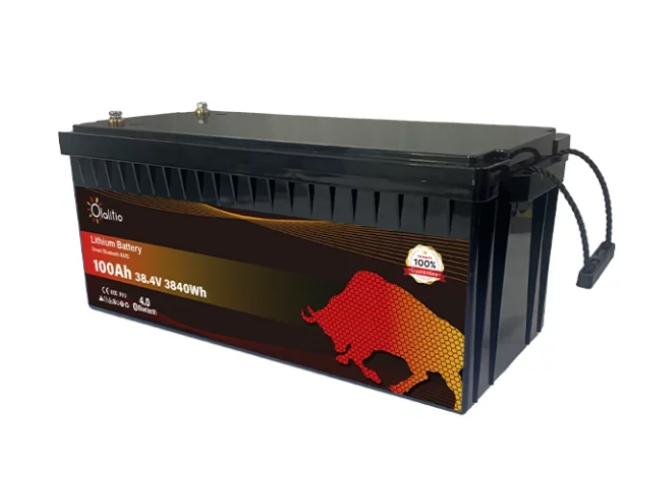 Batterie Lithium LiFePO4 38.4V 100Ah Bluetooth OLALITIO