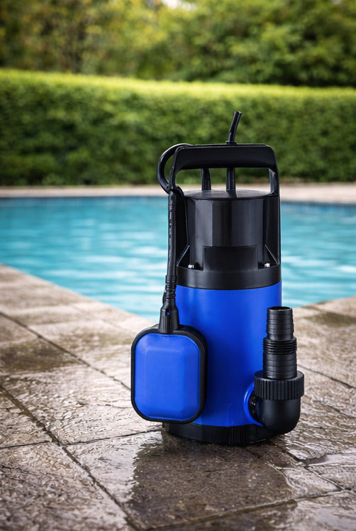 Pompe de cale à eau claire 230 V 400 W 7 000 l/h avec interrupteur à flotteur