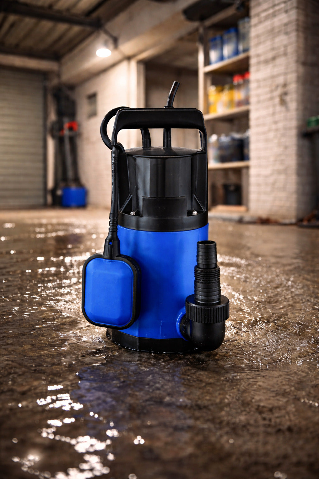 Pompe de cale à eau claire 230 V 400 W 7 000 l/h avec interrupteur à flotteur