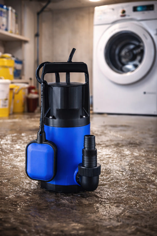 Pompe de cale à eau claire 230 V 400 W 7 000 l/h avec interrupteur à flotteur