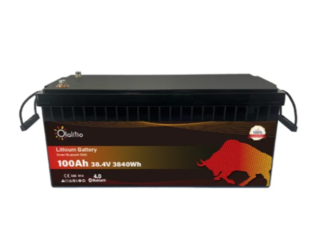 Batterie Lithium LiFePO4 38.4V 100Ah Bluetooth OLALITIO