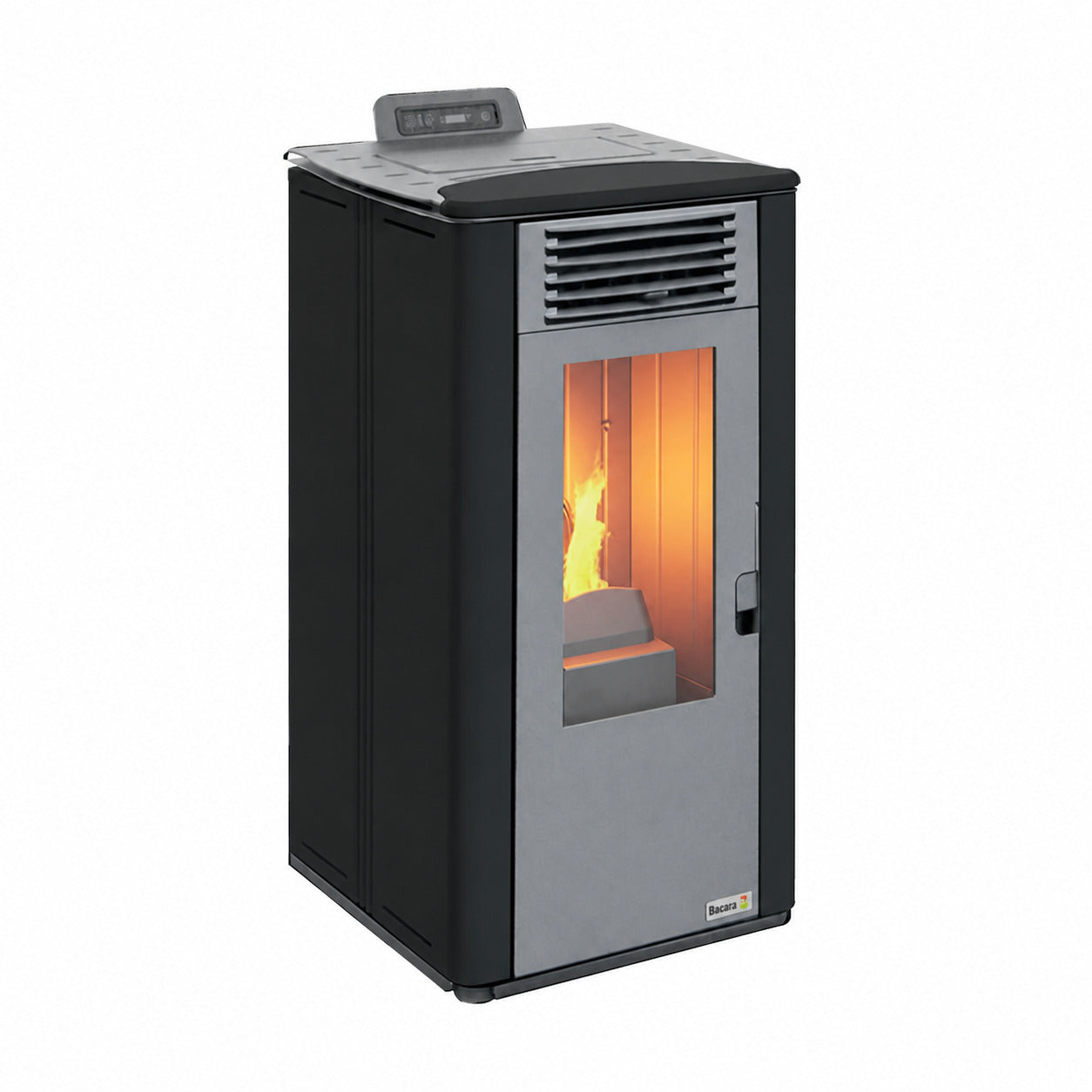 Poêle à granulés Terra 10,1 kW noir A+ pour 95 m²
