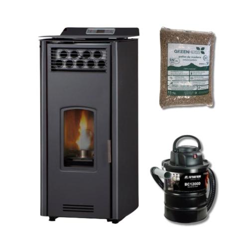 Poêle à Granulés Mariachiara 11,1 kW + Kit 150 kg