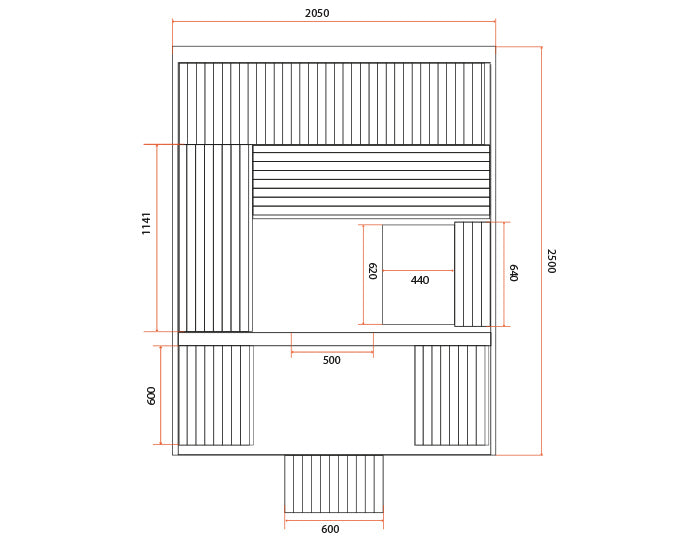 Sauna vapeur extérieur Gaïa Luna