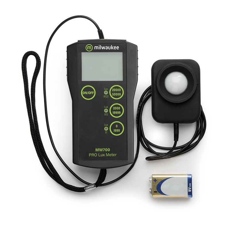 Luxmètre numérique pour la mesure de l'éclairement de 0 à 180 000 lux
