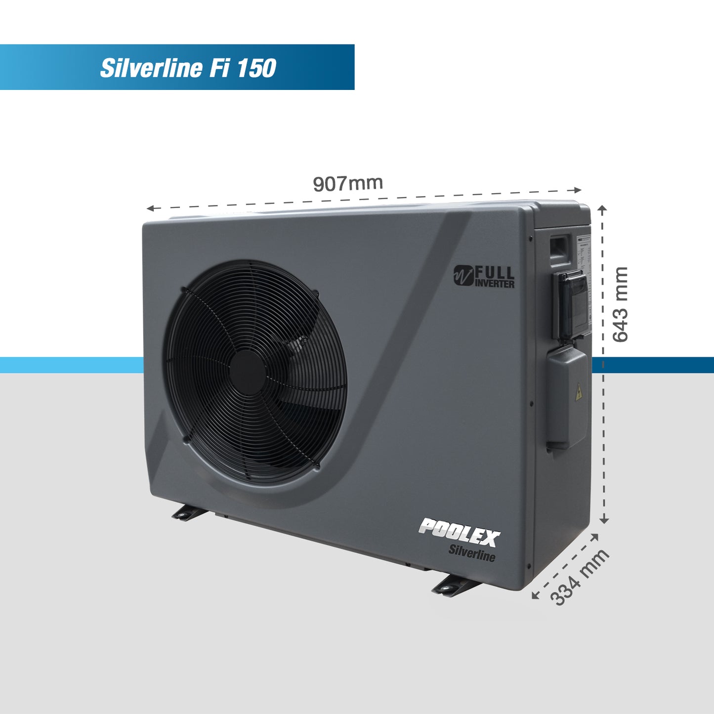 Pompe à chaleur Poolex Silverline Fi Full Inverter 150