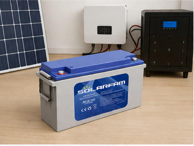 Batterie AGM 12v 150ah SolarFam JM12-150 cycle profond solaire UPS