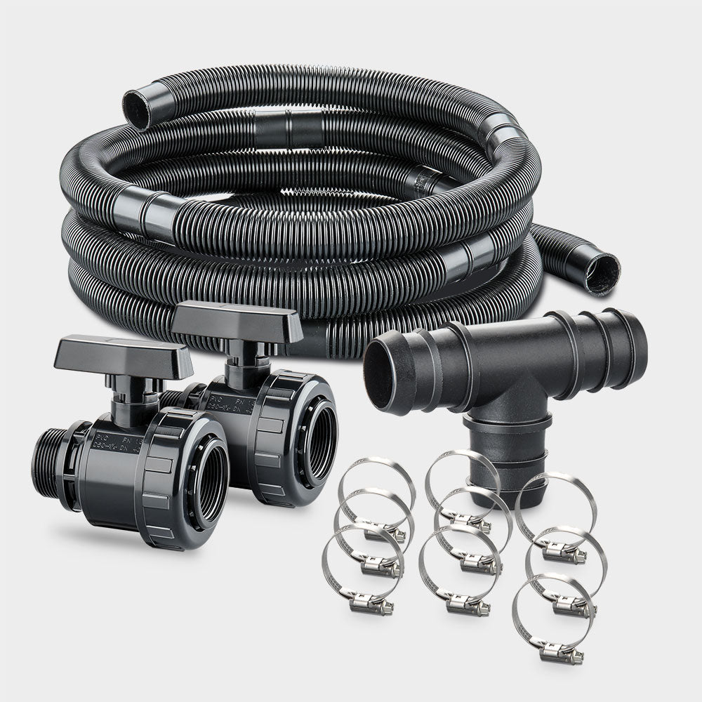 Piscine acier forme huit 4,70m kit complet avec filtre sable