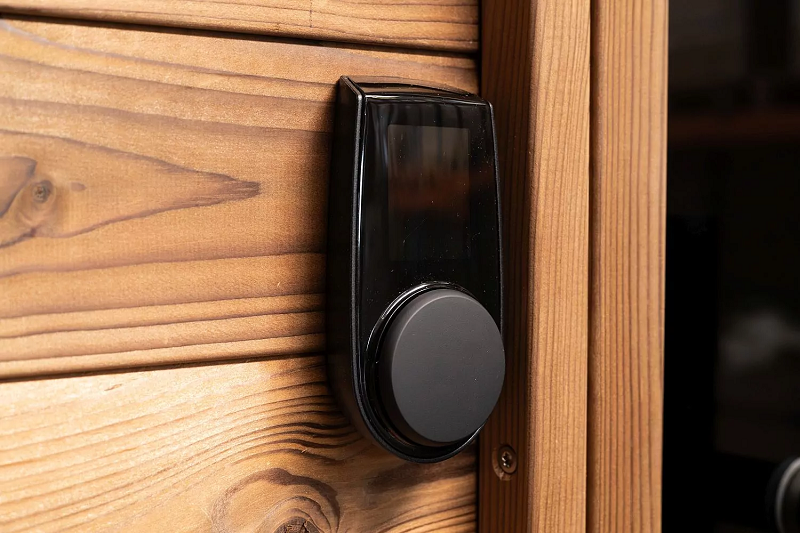 Sauna extérieur baril 4 personnes 260 cm jardin LED