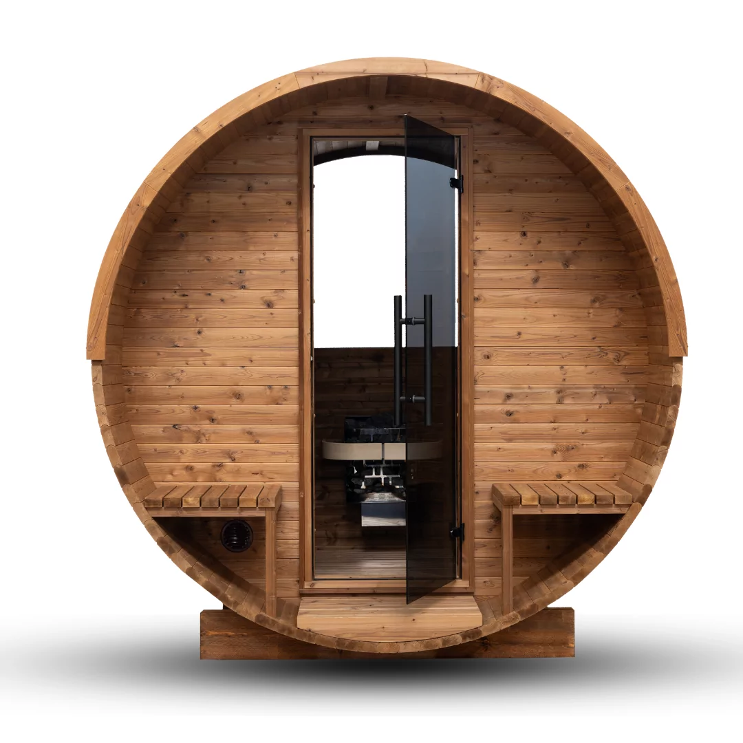 Espace bien-être extérieur tonneau 2 personnes Barrel Sauna 225