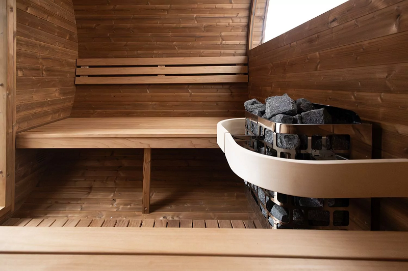 Espace bien-être extérieur tonneau 2 personnes Barrel Sauna 225