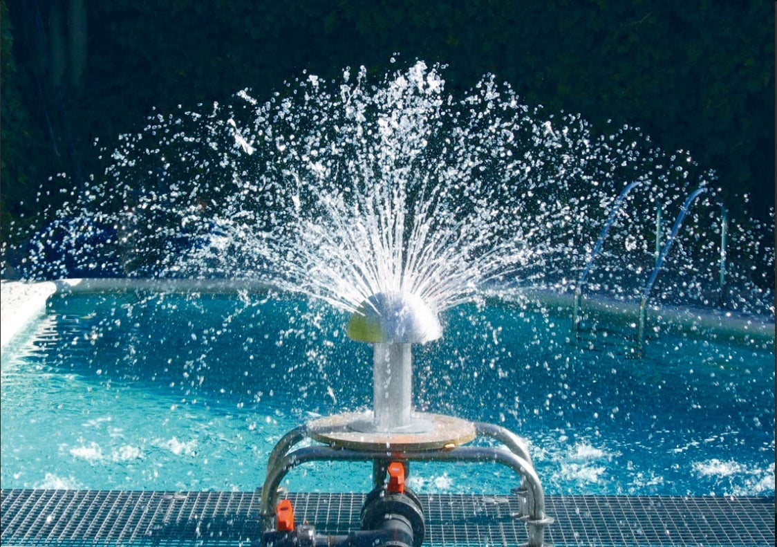 Fuente de piscinas Setas de agua 250mm