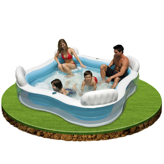 Piscine gonflable avec sièges