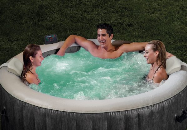 Spa gonflable PureSpa Greywood Premium HWS 800 pour 4 personnes