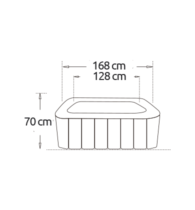 Spa gonflable 4 places Netspa Caiman