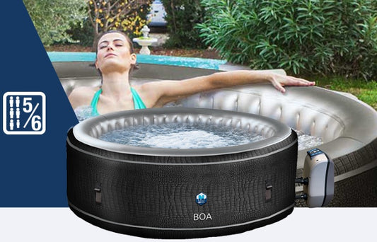 Spa gonflable portable Boa pour 5 à 6 personnes